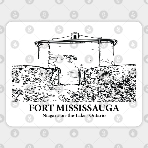 Fort Mississauga - Niagara-on-the-Lake ON Magnet by Lakeric